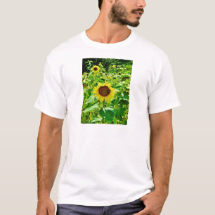 T-shirt Abelha de girassol amarelo