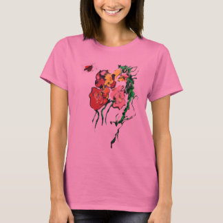 T-SHIRT ABELHA E BOQUET