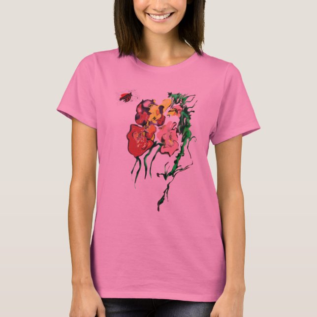 T-SHIRT ABELHA E BOQUET (Frente)