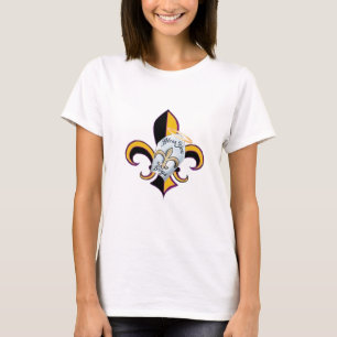 T-shirt Abençoe-o flor de lis dos meninos