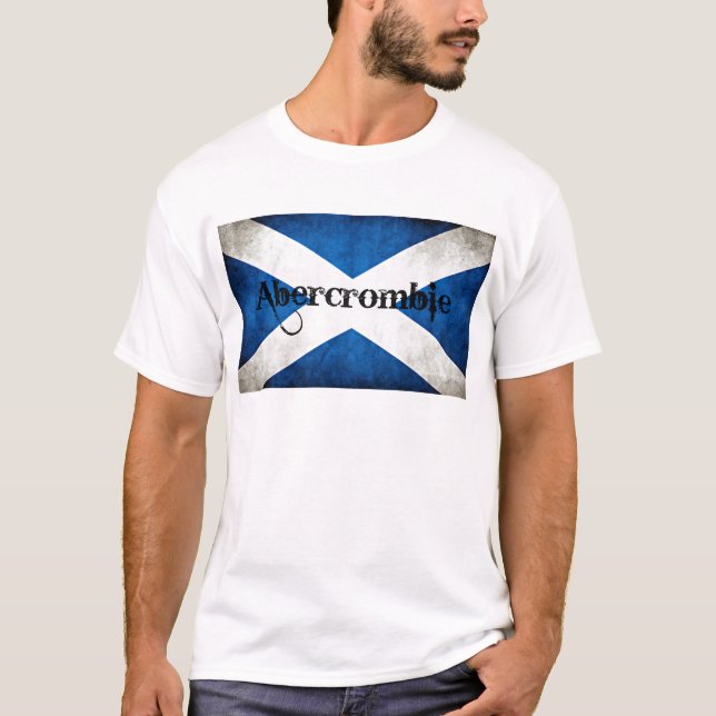 T-shirt Abercrombie Grunge Flag (Frente)