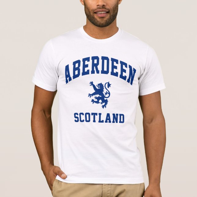 T-shirt Aberdeen escocês (Frente)