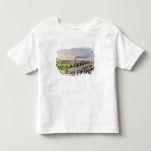 T-shirt Abertura da primeira linha Railway