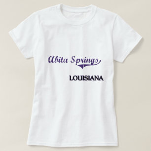 T-shirt Abita salta clássico da cidade de Louisiana