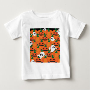 T-shirt Abóbora Assombrada do Halloween Fantasmas