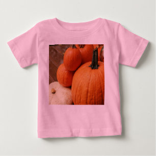 T-shirt abóboras para o Halloween no convés