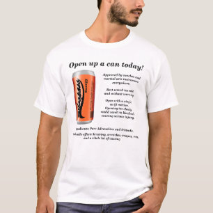 T-shirt Abra uma lata dos whoopass