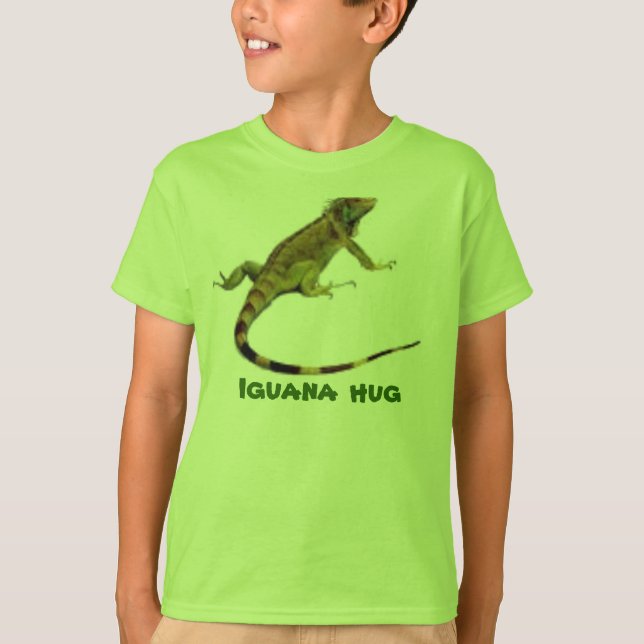 T-shirt Abraço da iguana (abraço do wanta de I) (Frente)