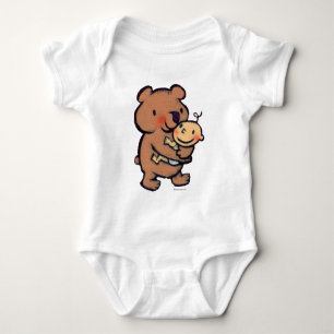 T-shirt Abraço de urso grande de Leslie Patricelli Brown