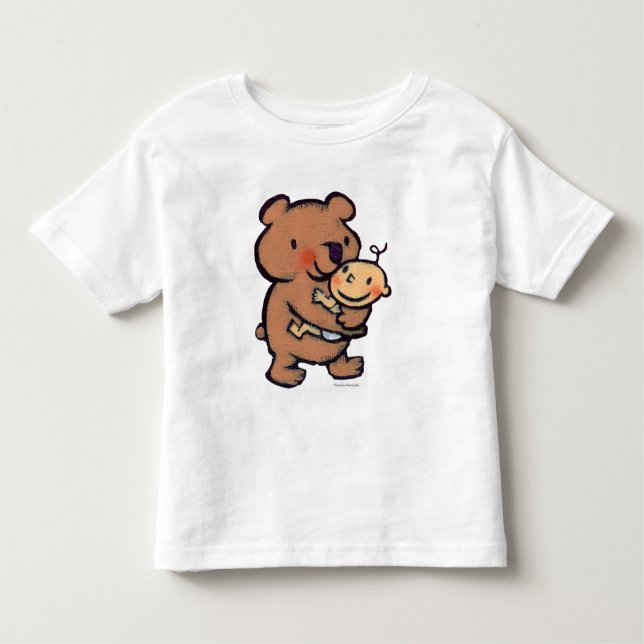 T-shirt Abraço de urso grande de Leslie Patricelli Brown (Frente)