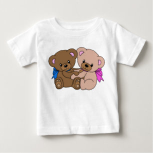T-shirt Abraço de ursos feliz
