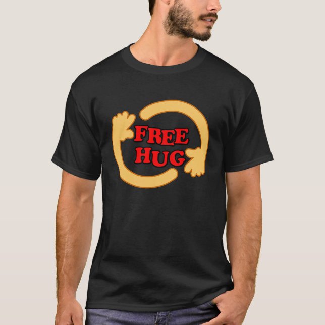 T-shirt abraço gratuito (Frente)