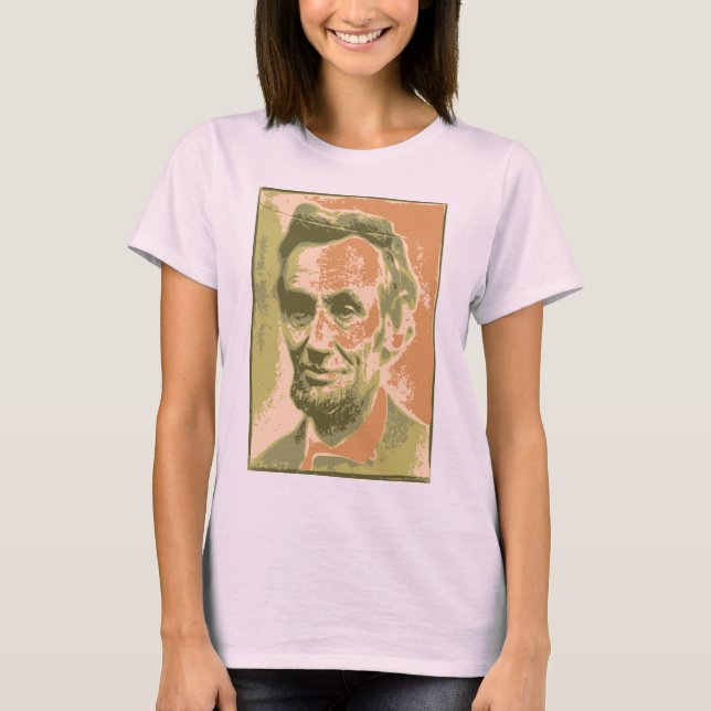 T-shirt Abraham Lincoln (Frente)