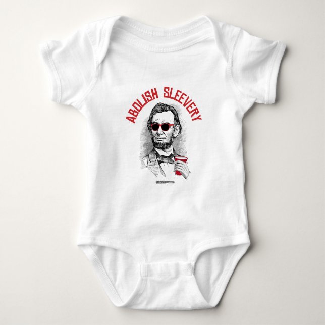 T-shirt Abraham Lincoln - abula Sleevery (Frente)