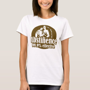 T-shirt Abstinência 99% Humor Religioso Eficaz