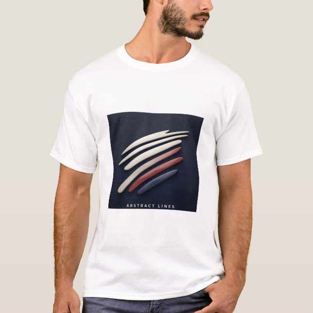 T-shirt Abstract Lines (Frente)