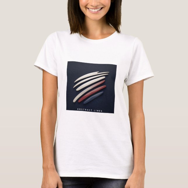 T-shirt Abstract Lines (Frente)