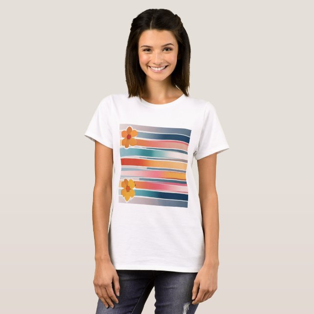 T-Shirt abstrato (Frente Completa)
