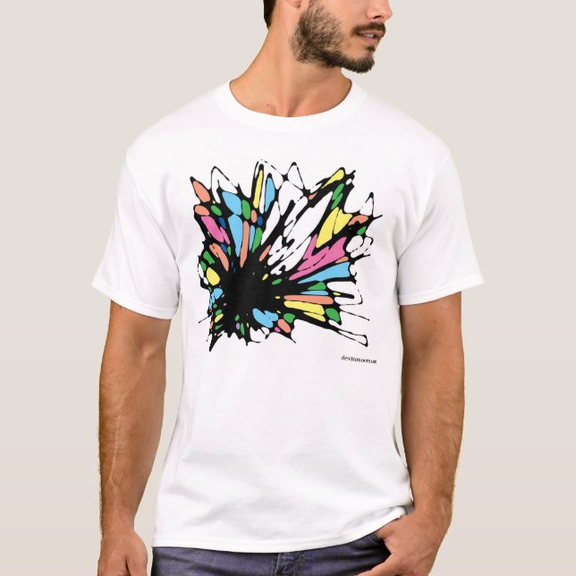 T-shirt Abstrato 1 da borboleta (Frente)