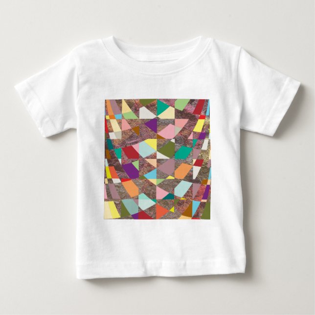 T-shirt Abstrato Cores Brilhante (Frente)