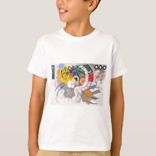T-shirt Abstrato da curva dominante de Kandinsky