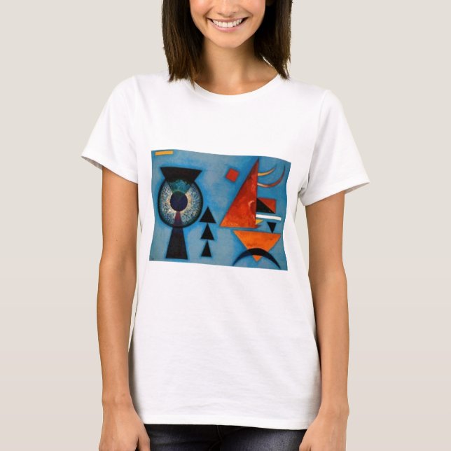 T-shirt Abstrato de Duro de Soft Kandinsky (Frente)