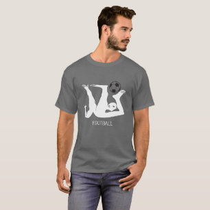 T-Shirt Abstrato de futebol