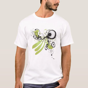 T-shirt abstrato do design