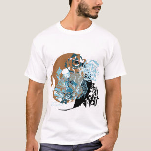 T-shirt abstrato do mundo