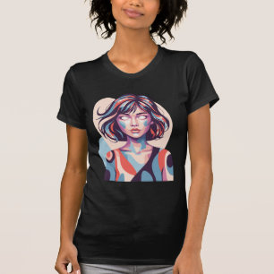 T-shirt abstrato Elegance