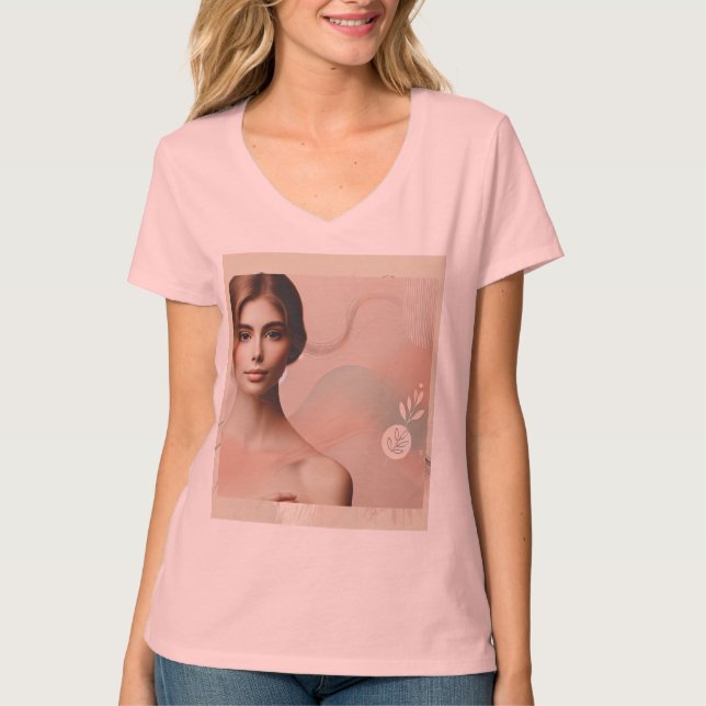 T-Shirt Abstrato elegante - Estética moderna (Frente)