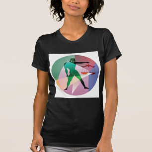 T-shirt abstrato libra