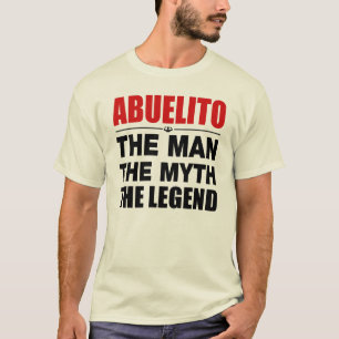 T-shirt Abuelito o homem o mito a legenda