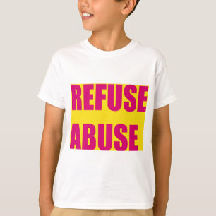T-shirt Abuso de lixo