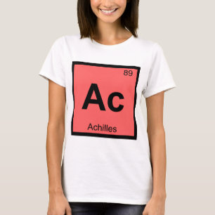T-shirt Ac - Aquiles Tabela Periódica Química Grega