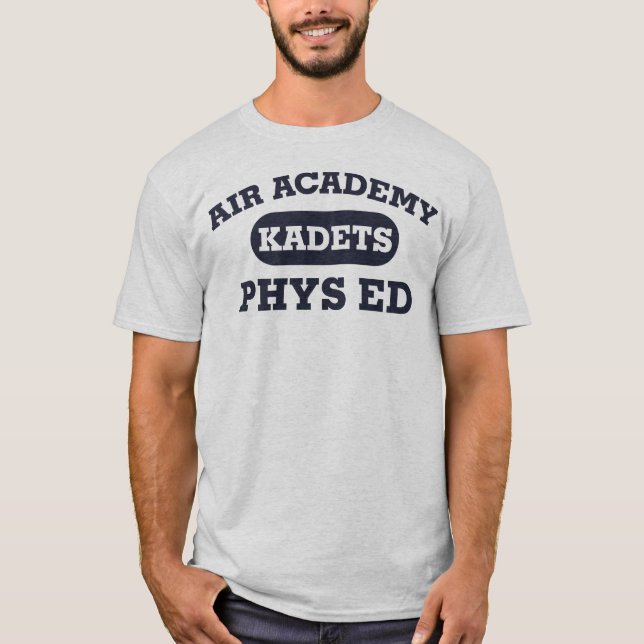 T-shirt Academia Kadets Phys Ed do ar (Frente)