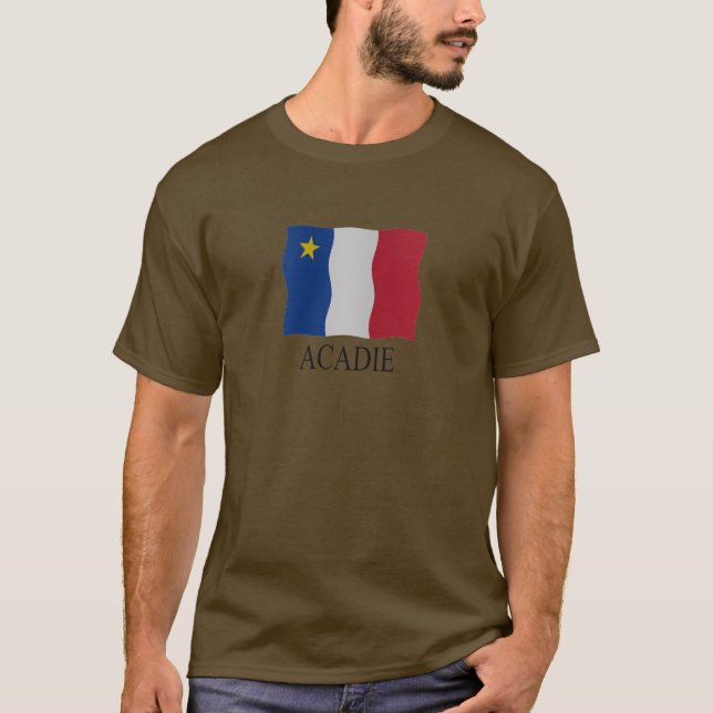 T-shirt Acadian flag (Frente)