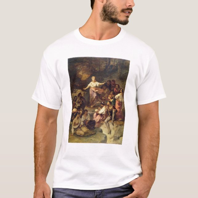 T-shirt Acampamento aciganado, 1848 (Frente)