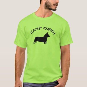T-shirt Acampamento Corgi