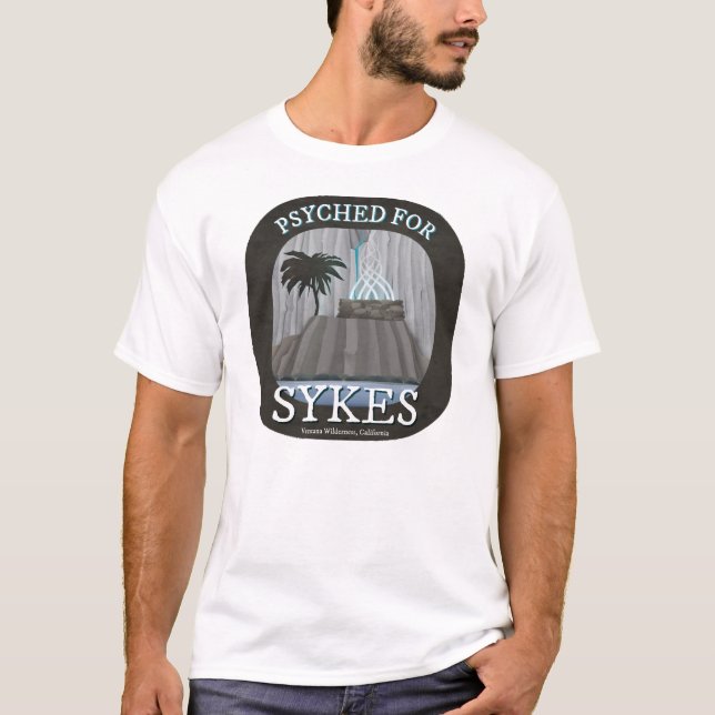 T-shirt Acampamento de Sykes, fuga de Ridge do pinho, Hot (Frente)