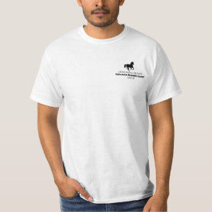 T-shirt Acampamento de Verão dos cavalos de Ridge do cedr