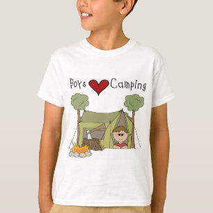 T-shirt Acampamento do amor dos meninos