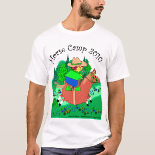 T-shirt Acampamento do cavalo