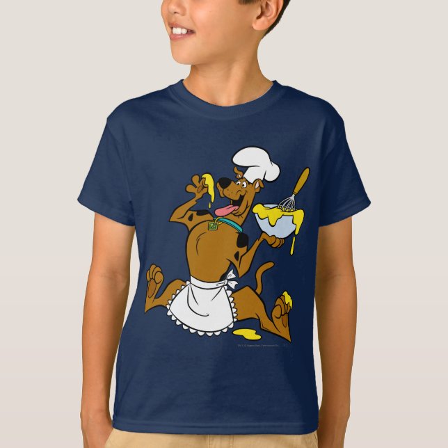 T-shirt Ação de Graças de Chef Scooby-Doo (Frente)