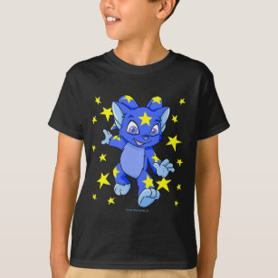 T-shirt Acara estrelado Excited com explosão da estrela