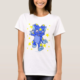 T-shirt Acara estrelado Excited com explosão da estrela