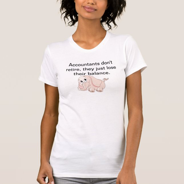 T-shirt Accountaints não se aposenta (Frente)