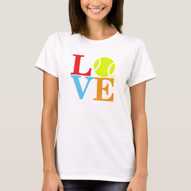T-shirt Ace Tênis LOVE (Frente)