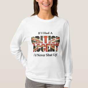 T-shirt Acento britânico