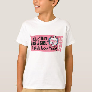 T-shirt Acerto como vôlei de moça pela Mudge Studios